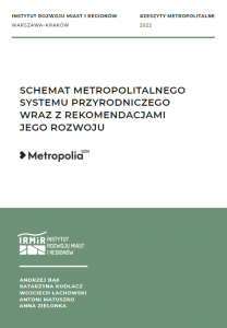 Okładka "Schemat metropolitalnego systemu przyrodniczego wraz z rekomendacjami jego rozwoju"